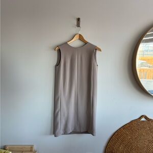 Vince small Elegant Grey Sleeveless Dress